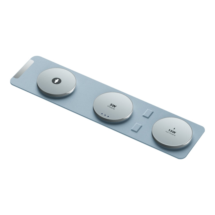 H34 15W 3 in 1 MagSafe Magnetic Folding Wireless Charger