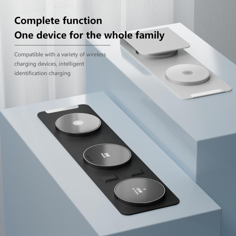 H34 15W 3 in 1 MagSafe Magnetic Folding Wireless Charger