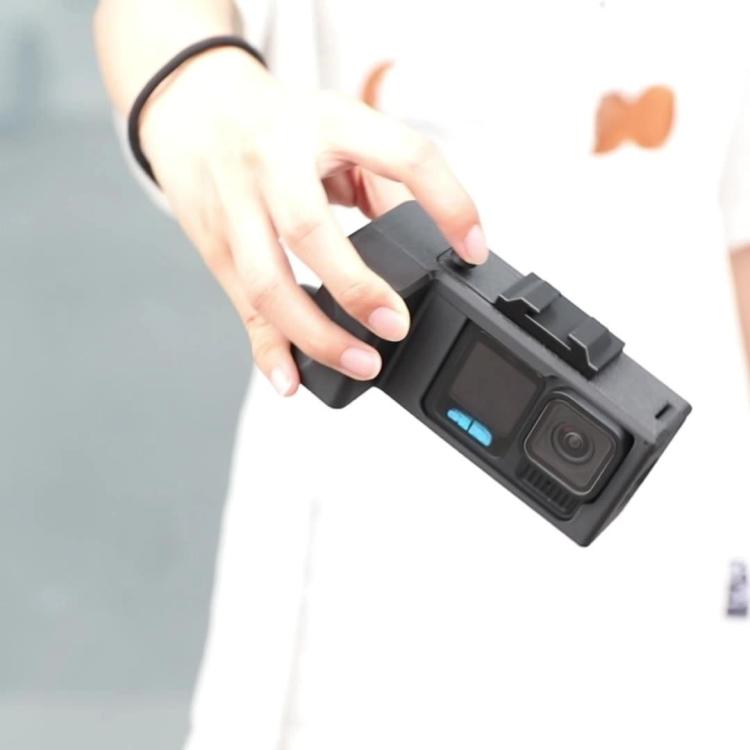 Street Vlogging Handle For GoPro HERO13 Black / 12 Black / 11 Black / 10 Black / 9 Black, For GoPro HERO