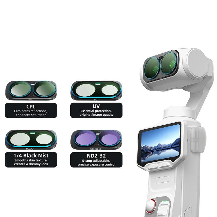 Insta360 Luna Ultra Magnetic Filter — aMagisn CPL/UV/ND/VND (14 Options)