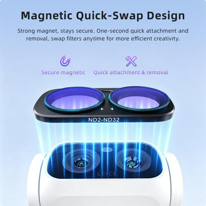 Insta360 Luna Ultra Magnetic Filter — aMagisn CPL/UV/ND/VND (14 Options)