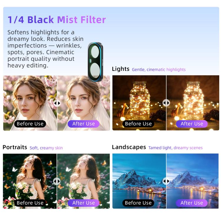Insta360 Luna Ultra Magnetic Filter — aMagisn CPL/UV/ND/VND (14 Options)